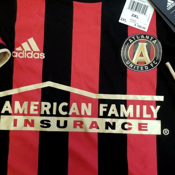 Adidas 2019 Atlanta United FC Home MLS Soccer Football SS Jersey Mens Size 2XL - Picture 5 of 9